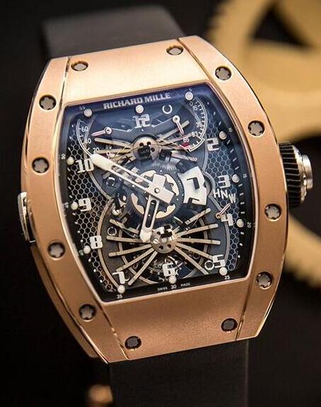 Review Richard Mille RM 022 TOURBILLON AERODYNE DUAL TIME ZONE RG 522.04.91 mens watch replica